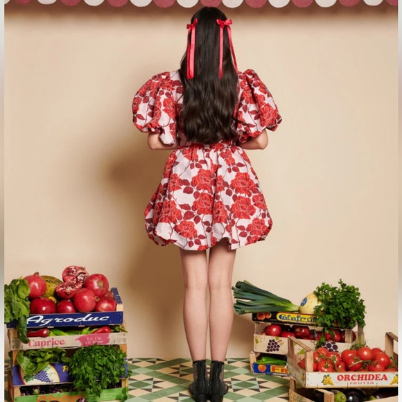 Sister Jane Wild Berry Jacquard Dress - Picture 3 of 7